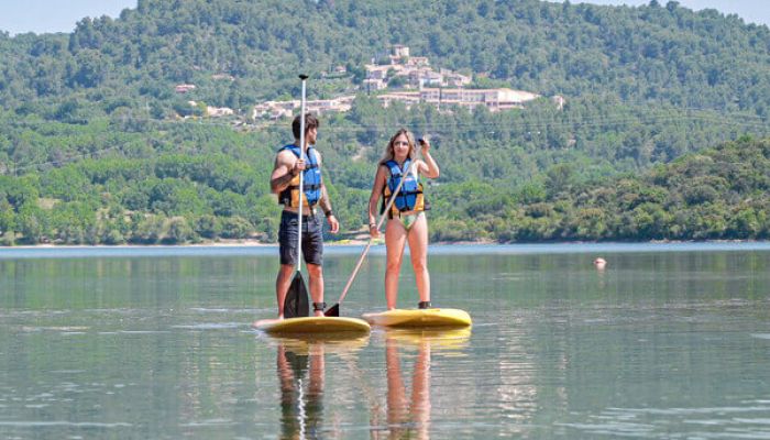 Camping La Farigoulette Ciela Village Saint-Laurent-Du-Verdon paddle lac