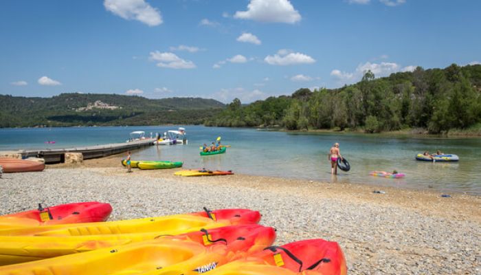Camping La Farigoulette Ciela Village Saint-Laurent-Du-Verdon base nautique lac
