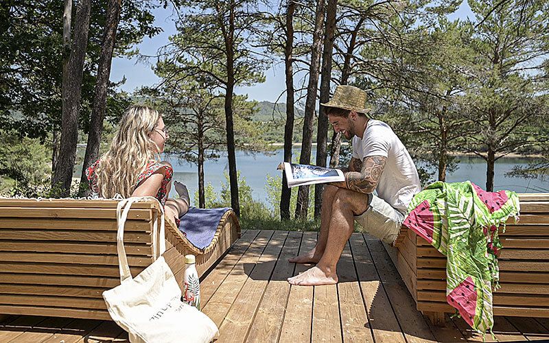 camping bord de lac verdon la farigoulette zone zen