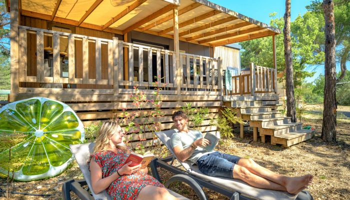 Camping La Farigoulette Ciela Village mobil-home Saint-Laurent-Du-Verdon
