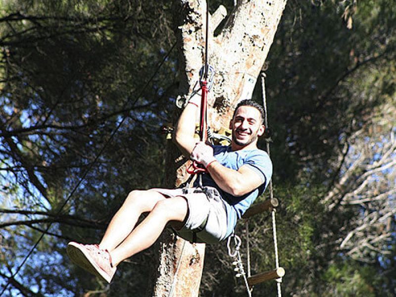 Camping St-Laurent-du-Verdon Ciela Village La Farigoulette parc accrobranche