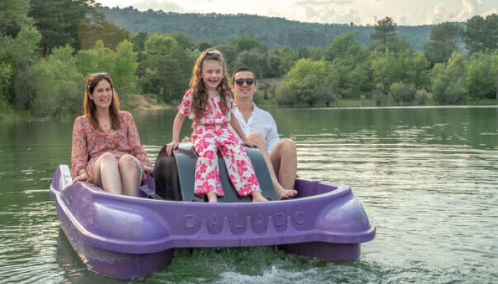 Camping La Farigoulette Ciela Village Saint-Laurent-Du-Verdon location pédalo lac
