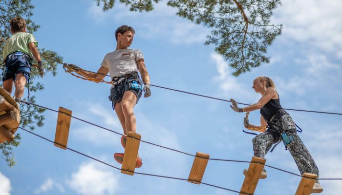 Camping La Farigoulette Ciela Village accrobranche Saint-Laurent-Du-Verdon