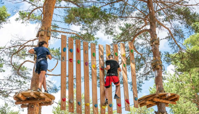 Camping La Farigoulette Ciela Village accrobranche Saint-Laurent-Du-Verdon
