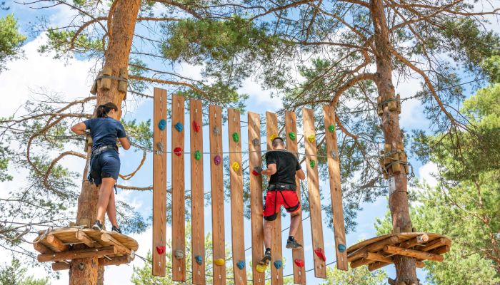 Camping La Farigoulette Ciela Village accrobranche Saint-Laurent-Du-Verdon