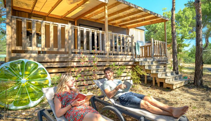 Camping La Farigoulette Ciela Village mobil-home Saint-Laurent-Du-Verdon